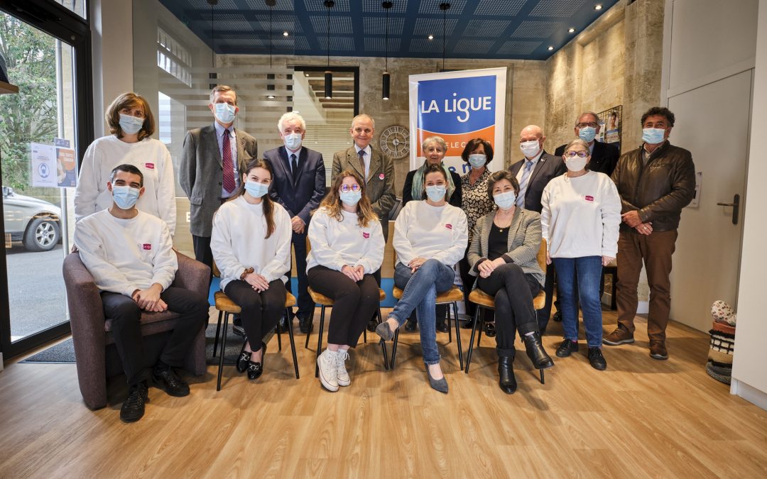 Axel Kahn rencontre le comité Gironde de la Ligue contre le Cancer