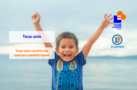 Bannière tous unis contre le cancer