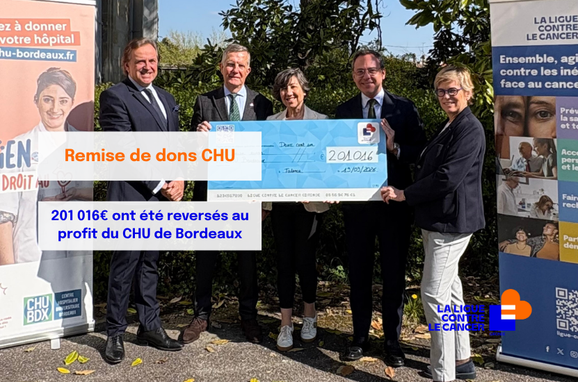 Remise de don officielle