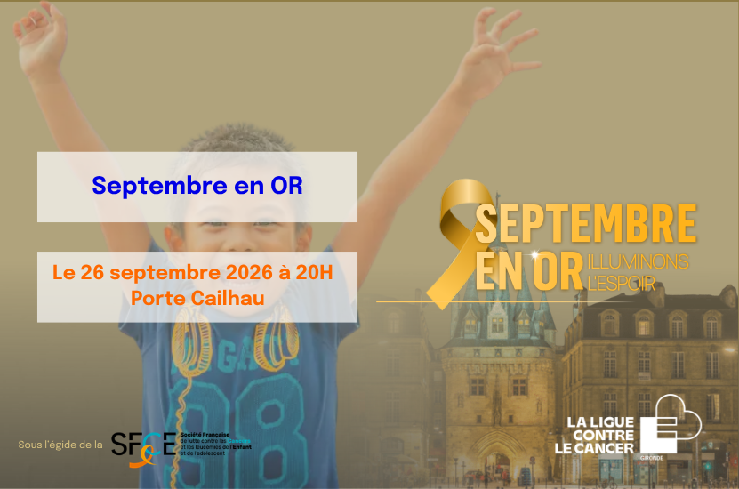 Bannière septembre en or